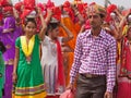 Start of a Hindu Procession